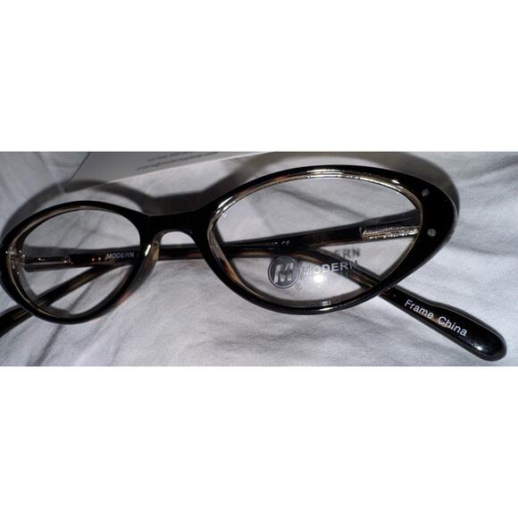 Modern Optical Anne Cat Eye Glasses Tortoise Brown 50-17-140 Retro Frame NWOB - Picture 5 of 6